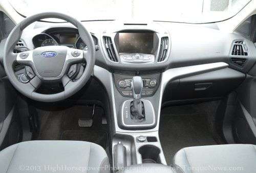 The dash of the 2013 Ford Escape SE
