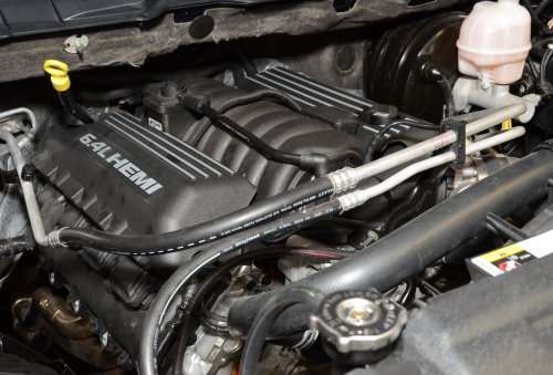 The 6.4L Hemi V8 of the Mopar Urban Ram