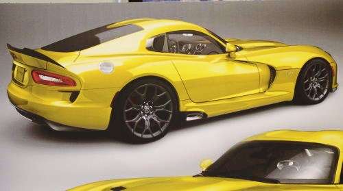 The Moparized 2013 SRT Viper from the rear