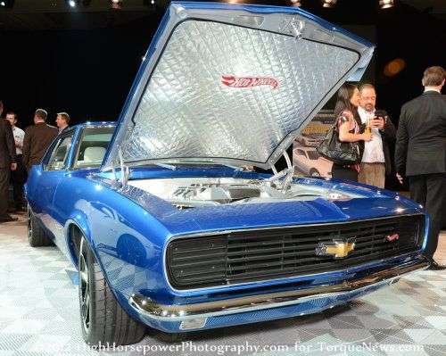 The front end of the 1967 Chevrolet Performance Hot Wheels Camaro Concept 