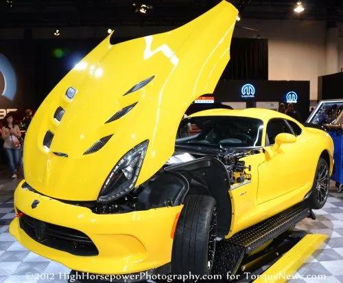 The front corner of the 2013 SRT Viper from Mopar