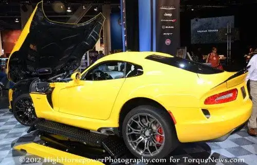 The rear corner of the 2013 SRT Viper from Mopar