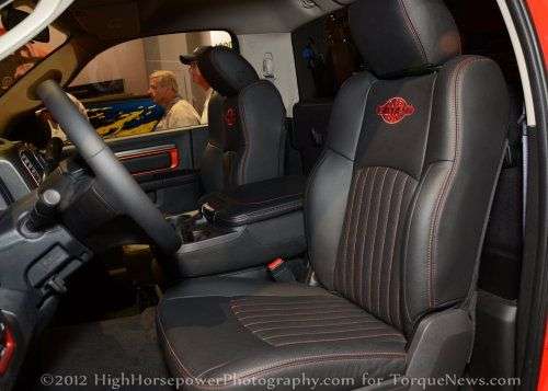 The interior of the Ram 1500 Little Red Express