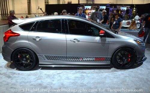 The Tanner Foust Edition Ford Focus ST from the side