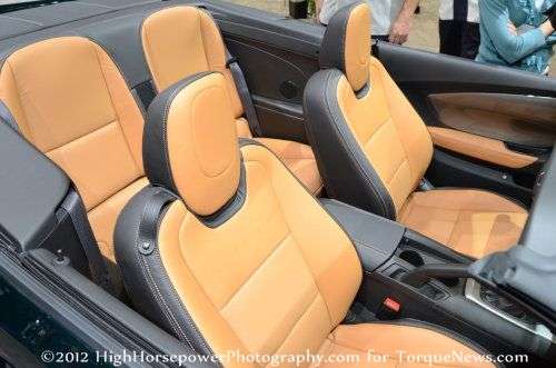 The interior of the Chevrolet Camaro ZL1 Touring Convertible Concept
