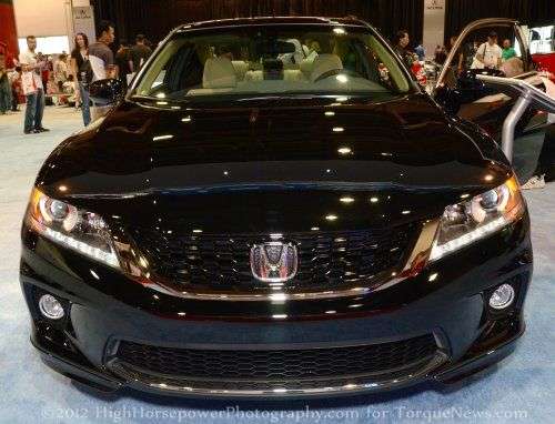 The 2013 Honda Accord Coupe HFP from the front