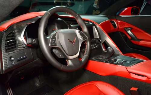 The interior of the 2014 Chevrolet Corvette Stingray