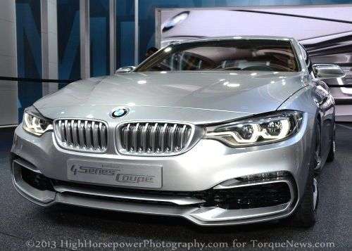 The front end of the BMW Concept 4 Series Coupe