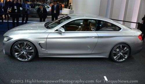 The side profile of the BMW Concept 4 Series Coupe