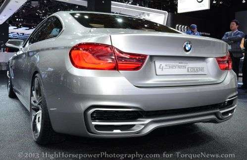 The rear end of the BMW Concept 4 Series Coupe