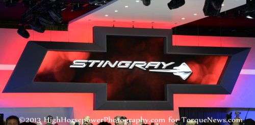 The new 2014 Chevrolet Corvette Stingray logo