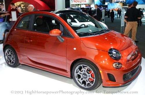 The Fiat 500 Cattiva Concept from the side