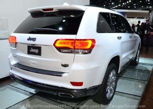 The back end of the 2014 Jeep Grand Cherokee