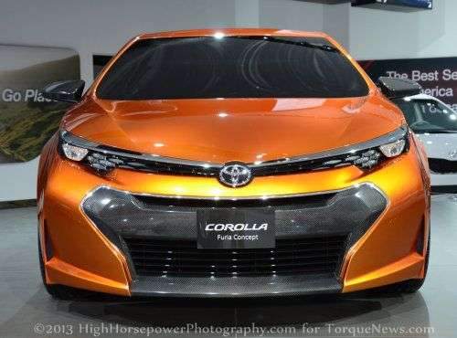 The front end of the Toyota Corolla Furia Concept