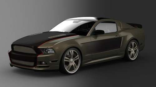 The Fast Metal Mustang