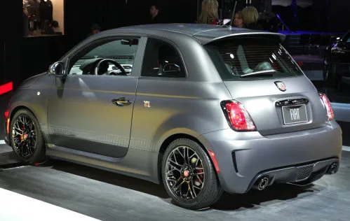 The rear end of the Fiat 500 Abarth Tenebra Design Concept