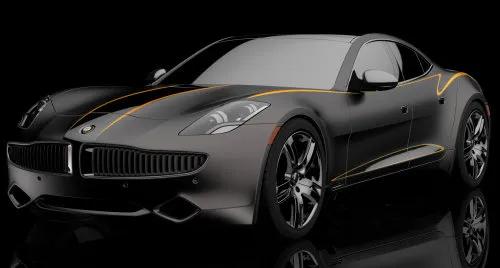 The Fisker Karma with the Onward package