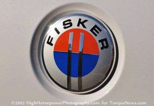 The Fisker Logo from the Karma sedan