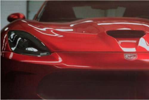 The 2013 SRT Viper in computer generation