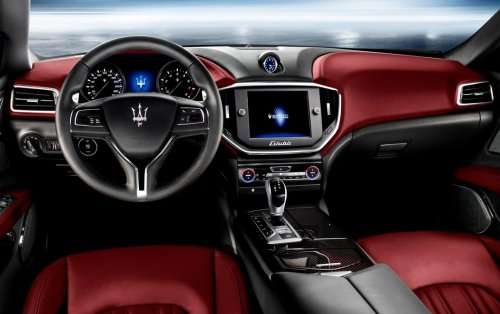 The interior of the new Maserati Ghibli
