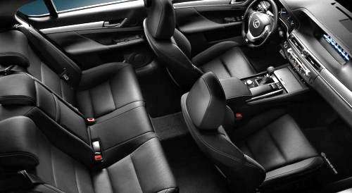 The interior of the 2013 Lexus GS350 F Sport