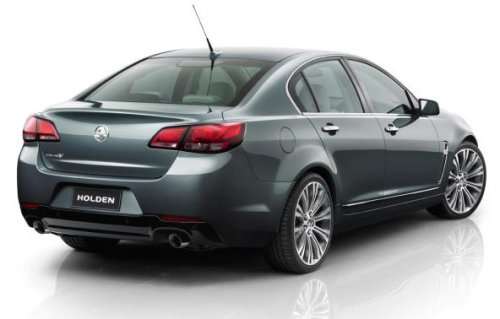 The new Holden VF Commodore fron the rear