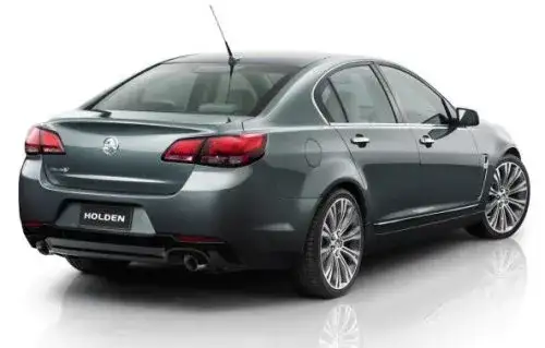 The new Holden VF Commodore fron the rear