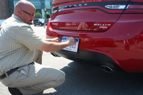 Mike Gruenberg, Sales Manager of Martin Chrysler Dodge Jeep, Alma, Michigan