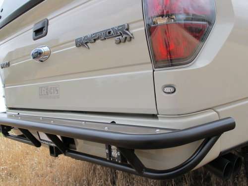 The back end of the Foust Edition Ford F150 Raptor