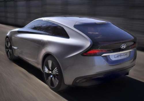The rear of the new Hyundai i-oniq concept