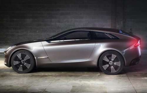 A side profile of the new Hyundai i-oniq concept