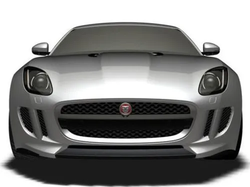 The Jaguar F-Type Coupe front end