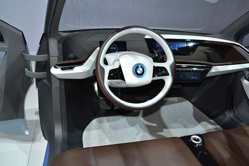 The dash of the BMW i3