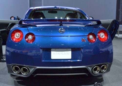 The back end of the 2013 Nissan GT-R 