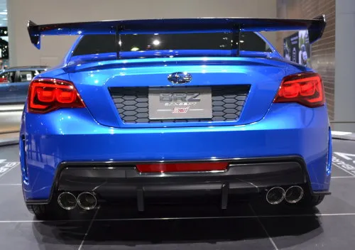 The back end of the Subaru BRZ STI Concept