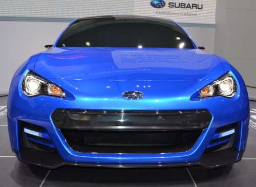 The front end of the Subaru BRZ STI Concept