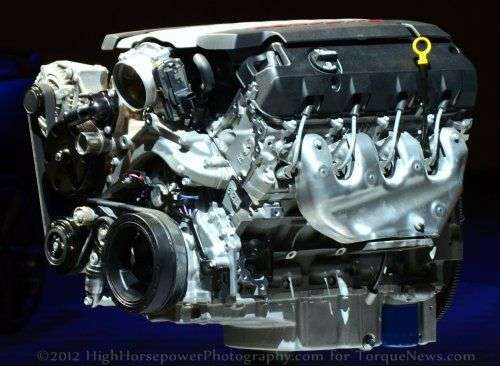 The LT1 V8 of the 2014 Chevrolet Corvette