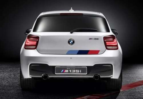 The back end of the new BMW M135i Concept