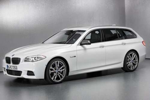 The front end of the BMW M550d xDrive touring