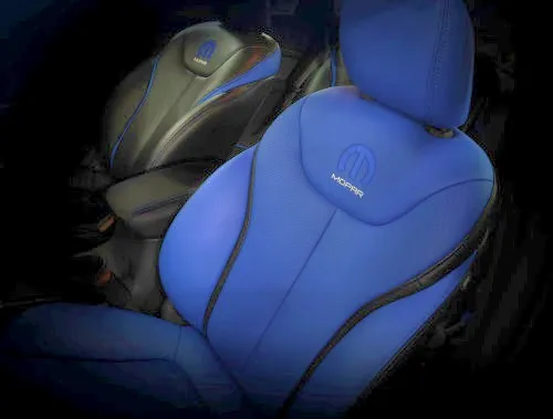 The driver's seat of the Mopar 13