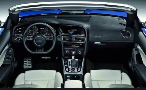 The 2013 Audi RS5 Cabrio interior