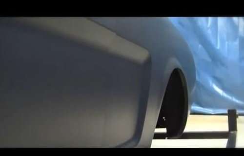 The side panel of a 1965 Mustang?