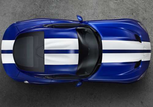 The 2013 SRT Viper GTS Launch Edition from above
