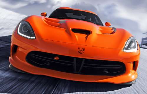 The front end of the 2014 SRT Viper TA 