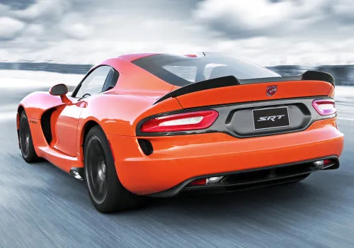 The back end of the 2014 SRT Viper TA 