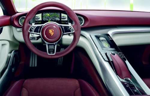The interior of the Porsche Panamera Sport Turismo Concept