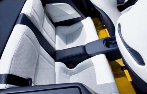 The back seat of the Toyota GT86 Open Concept