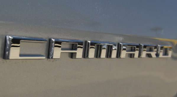 2012 camaro fender badge