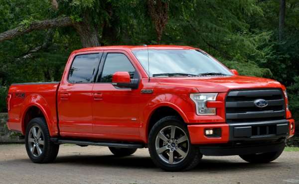 2015 f150 in red