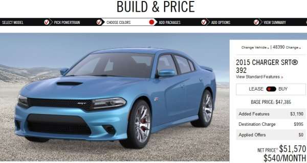 2015 Charger SRT 392 build page